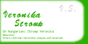 veronika stromp business card